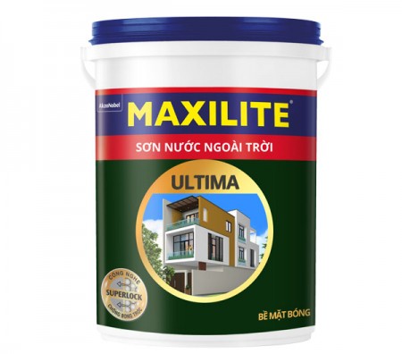 Sơn nước ngoài trời Maxilite Ultima bề mặt bóng LU1 - 5 lít